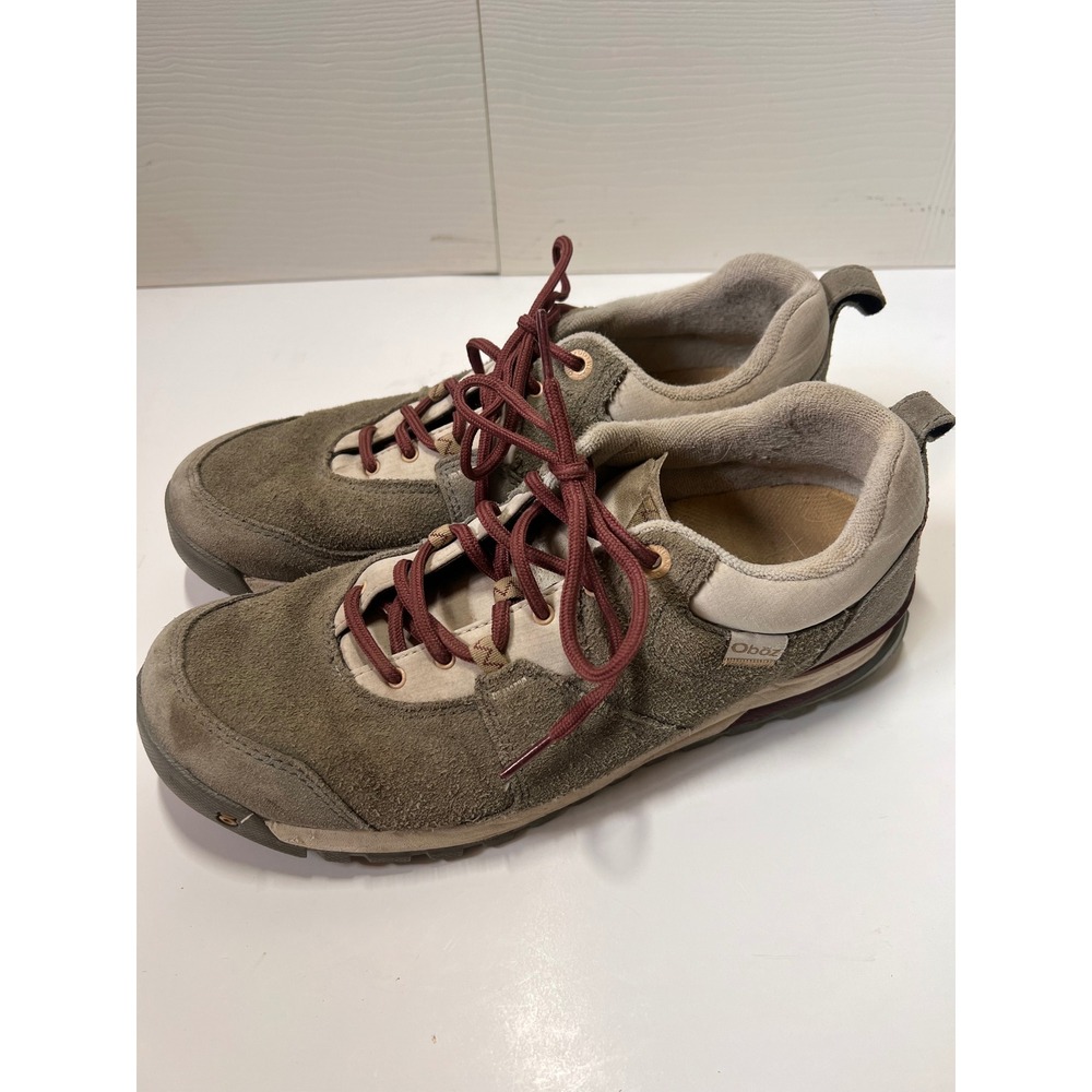 Oboz Women's Emma Low Hiking Shoes Suede Gray Size 10